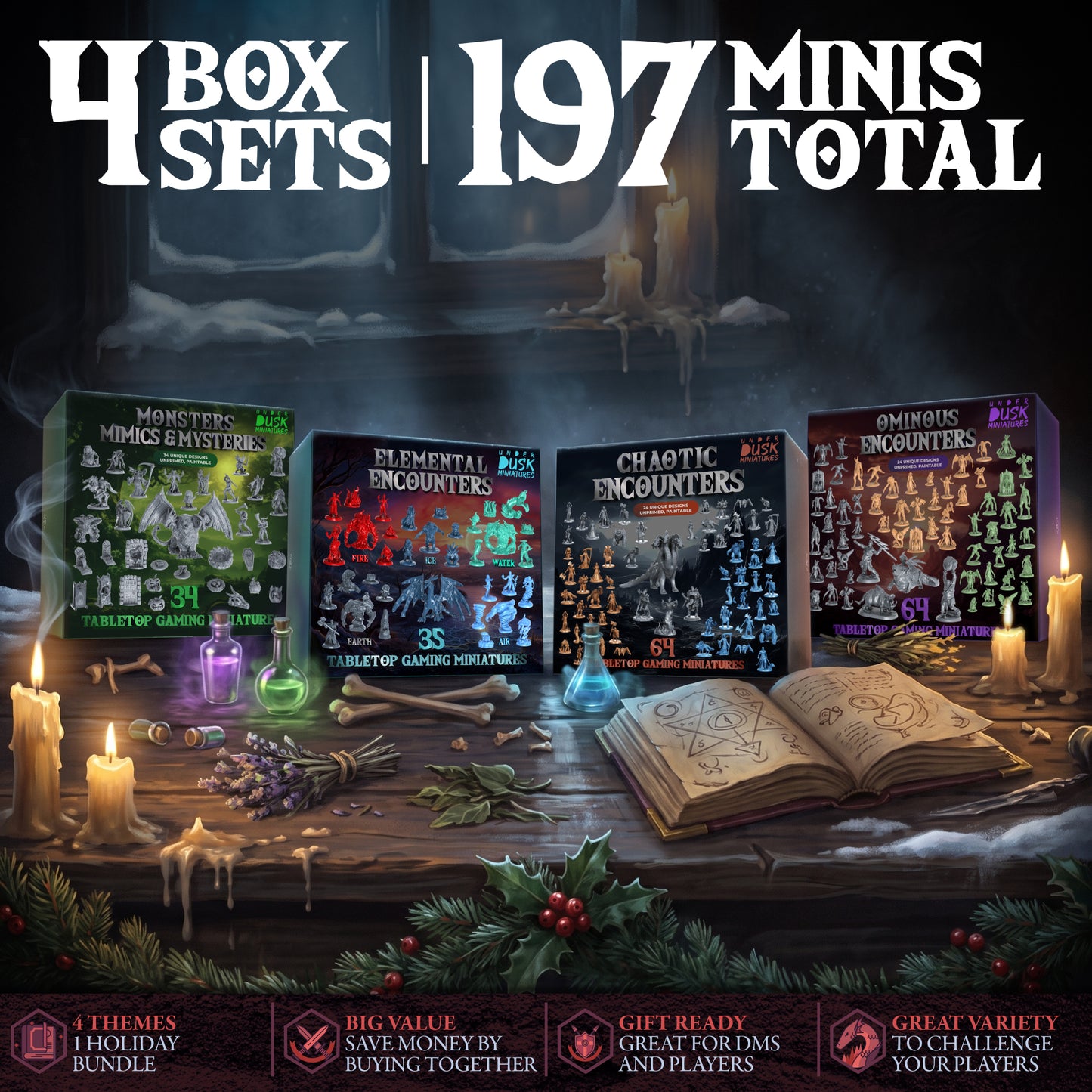 Underdusk Holiday 4 Pack